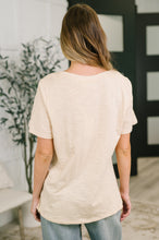 Load image into Gallery viewer, I Don't Have to Choose V-Neck Tee in Oatmeal
