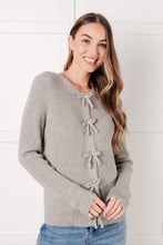 Load image into Gallery viewer, I Don't Know Why Bow Front Cardigan