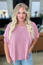 Load image into Gallery viewer, Let Light be Light Drop Shoulder Oversized Tee in Light Rose