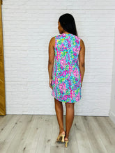 Load image into Gallery viewer, Lizzy Tank Dress in Mint Spring Floral