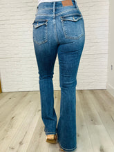 Load image into Gallery viewer, Ariana High Rise Double Button Waistband Flare Jeans