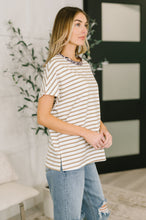 Load image into Gallery viewer, I Think I'm in Love Round Neck Loose Tee in Khaki Leopard
