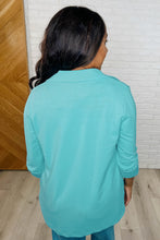 Load image into Gallery viewer, I'm Really That Gal Open Front Blazer in Aqua