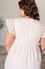 Load image into Gallery viewer, It's Giving Goddess V-Neck Flutter Sleeve Dress