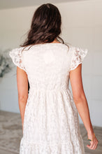 Load image into Gallery viewer, It's Giving Goddess V-Neck Flutter Sleeve Dress