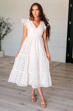 Load image into Gallery viewer, It's Giving Goddess V-Neck Flutter Sleeve Dress