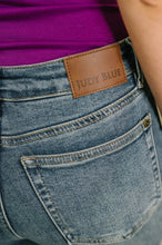 Load image into Gallery viewer, Jackie Mid Rise Flare Jean with Front Flap Pockets