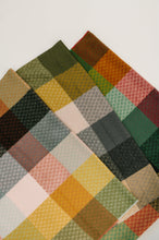 Load image into Gallery viewer, Keep Me Cozy Checkered Fringe Scarf in Berry