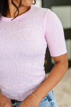 Load image into Gallery viewer, Knit Pick Basic Tee in Pink