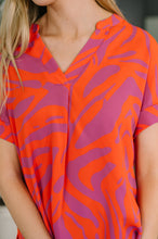 Load image into Gallery viewer, Know Me At All Abstract Split Neck Blouse