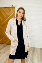 Load image into Gallery viewer, Laugh Airily Cable Knit Cardigan