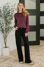 Load image into Gallery viewer, Leaves or Breeze Long Sleeve Knit Top