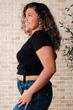 Load image into Gallery viewer, Little Ol' Me V-Neck Top in Black