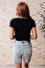 Load image into Gallery viewer, Little Ol' Me V-Neck Top in Black