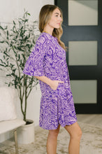 Load image into Gallery viewer, Lizzy Sunday Dress in Purple Paisley- 3/3/2026 NEW