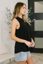Load image into Gallery viewer, Lizzy Tank Top in Black