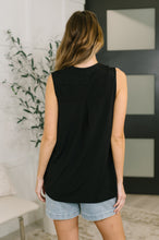 Load image into Gallery viewer, Lizzy Tank Top in Black