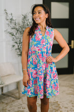 Load image into Gallery viewer, Lizzy Three Tier Tank Dress in Falling Floral