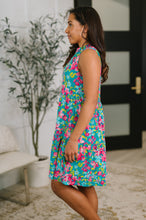 Load image into Gallery viewer, Lizzy Three Tier Tank Dress in Large Ditsy Floral