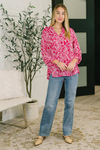Load image into Gallery viewer, Lizzy Top in Pink Paisley