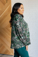 Load image into Gallery viewer, Looking Out Damask Print Blouse