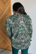 Load image into Gallery viewer, Looking Out Damask Print Blouse