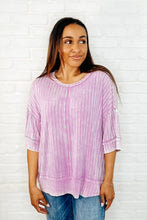 Load image into Gallery viewer, Loosely Speaking Oversized Basic Top in Mauve