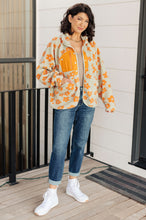 Load image into Gallery viewer, Love It Don't Leave It Floral Fleece Jacket