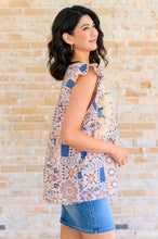 Load image into Gallery viewer, Love of My Life Flutter Sleeve Top in Denim Taupe