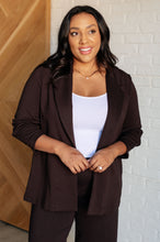 Load image into Gallery viewer, Magic 3/4 Blazer in Chocolate