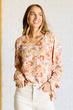Load image into Gallery viewer, Marigold Dreams Floral Blouse