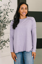Load image into Gallery viewer, Mellow Mood Heathered Pullover in Lavender