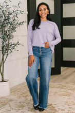 Load image into Gallery viewer, Mellow Mood Heathered Pullover in Lavender