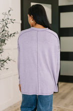 Load image into Gallery viewer, Mellow Mood Heathered Pullover in Lavender