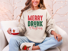 Load image into Gallery viewer, Merry Drunk Graphic Tee and Sweatshirt