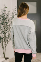 Load image into Gallery viewer, Midnight Cravings Trim Accent Pullover in Grey