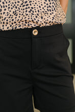 Load image into Gallery viewer, Monoca High Waisted Shorts in Black