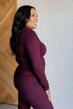 Load image into Gallery viewer, Never Imitated Long Sleeve Top in Cassis