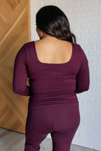 Load image into Gallery viewer, Never Imitated Long Sleeve Top in Cassis