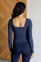 Load image into Gallery viewer, Never Imitated Long Sleeve Top in Navy