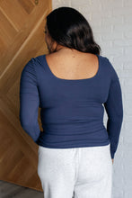 Load image into Gallery viewer, Never Imitated Long Sleeve Top in Navy
