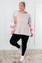 Load image into Gallery viewer, New Chapter Floral Color Block Patchwork Top