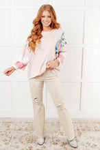 Load image into Gallery viewer, New Chapter Floral Color Block Patchwork Top