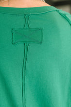 Load image into Gallery viewer, Nice to Each Other Raglan Sleeve Top in Kelly Green