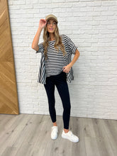 Load image into Gallery viewer, No Stopping It Striped Oversized Top