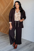 Load image into Gallery viewer, Office Safari Keyhole Tie Detail Blouse