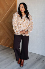 Load image into Gallery viewer, Office Safari Keyhole Tie Detail Blouse
