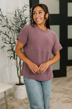 Load image into Gallery viewer, On Repeat Cable Ribbed Knit Tee