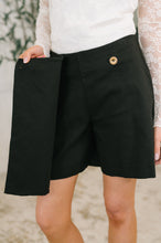 Load image into Gallery viewer, Only Pair Faux Wrap Skort in Black