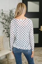 Load image into Gallery viewer, Passively Poise Long Sleeve Top in Polka Dot
